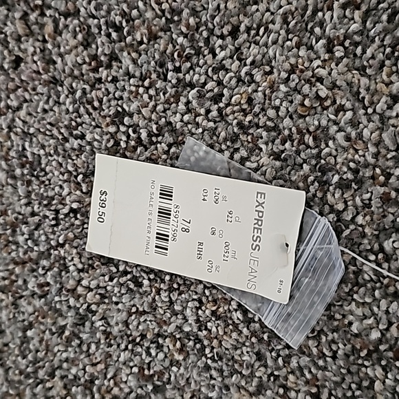 Woman express Jean pants nwt 7 8 - Picture 5 of 8